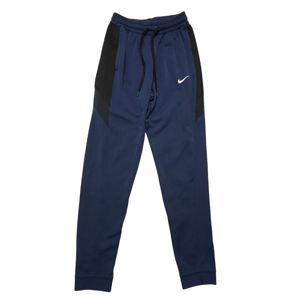 Nike Showtime Basketball Pants Small Blue Jogger Sweat Training CQ0307-419